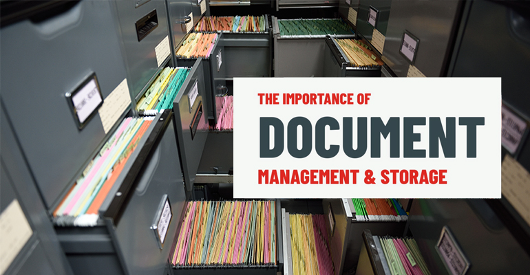 The Importance Of Document Management And Storage Shred Confidential 